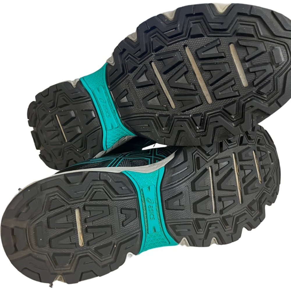 Asics Gel-Venture 8 Black and Teal Athletic Shoes - Picture 10 of 10